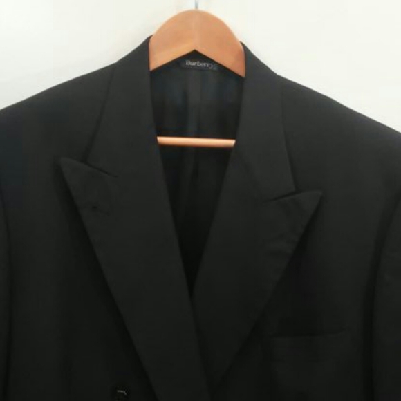 Burberry Other - Vintage Burberry Navy Wool Double Breasted Suit Coat/Blazer